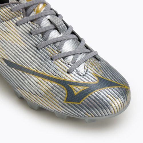 Fußballschuhe Kinder Mizuno α II Select Jr Md galaxy silver/8605 c/gold