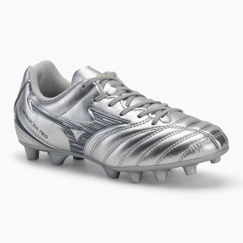 Fußballschuhe Kinder Mizuno Monarcida Neo III Select Jr Md galaxy silver/8605 c/gold