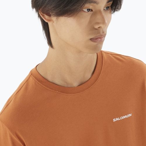 Shirt Herren Salomon Logo Tee sierra