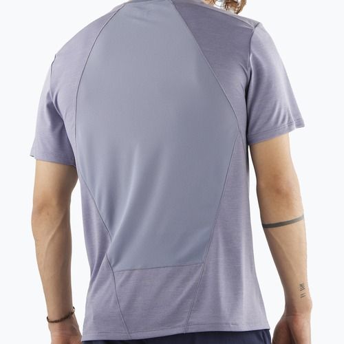 Shirt Herren Salomon Outline Tee blue granite