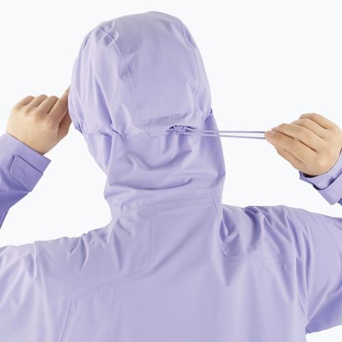 Windjacke Damen Salomon Outerpath Pro 2.5L violet tulip