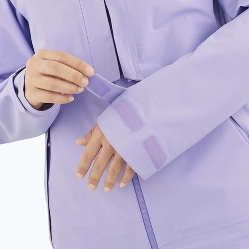 Windjacke Damen Salomon Outerpath Pro 2.5L violet tulip