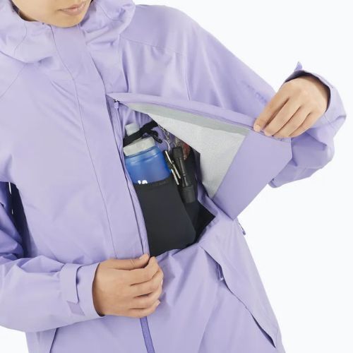 Windjacke Damen Salomon Outerpath Pro 2.5L violet tulip