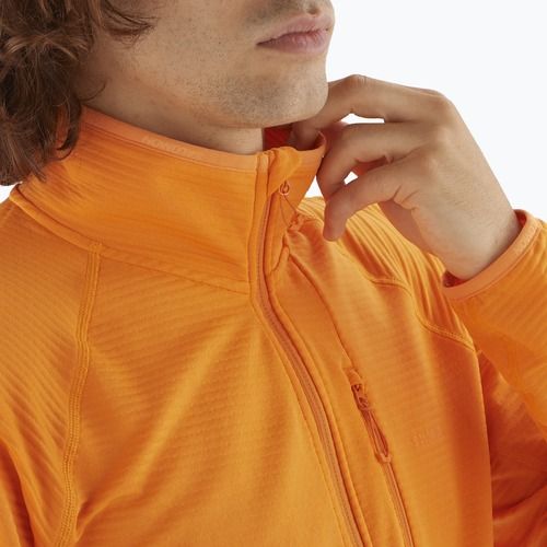 Trekking Hoodie Sweatshirt Herren Salomon Lightwarm Full Zip turmeric