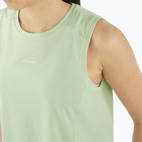 Salomon Trackline Tank Frauen-T-Shirt Meer Schaum