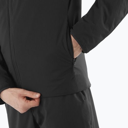 Gefütterte Herrenjacke Salomon Mountain Flex deep black