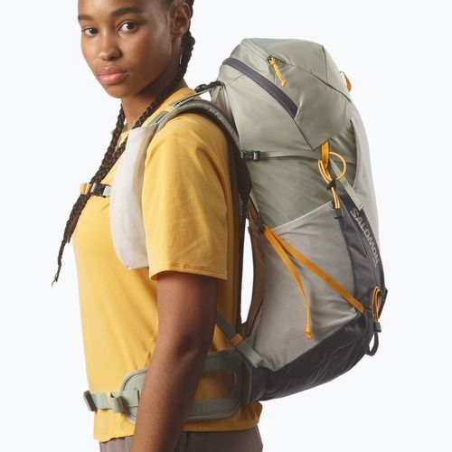 Wander Rucksack Damen Salomon Aerotrek 28 l S-M seagrass/silver cloud/nine iron