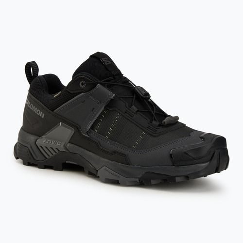Herren-Trekking-Stiefel Salomon X ULTRA 5 GTX schwarz / asphalt / castlerock