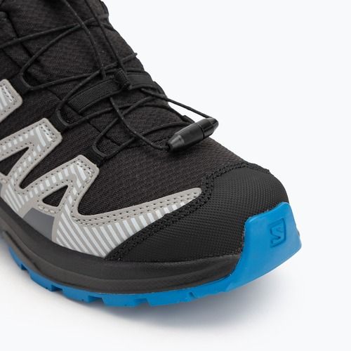 Kinder Wanderschuhe Salomon XA PRO V8 MID WP black/monument /french blue