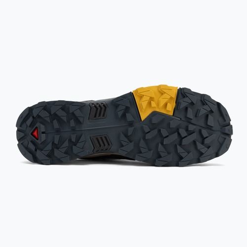 Herren-Trekking-Schuhe Salomon X Ultra 5 Denkmal / turbul / würzigen Senf