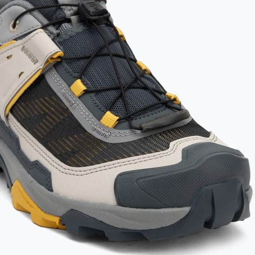 Herren-Trekking-Schuhe Salomon X Ultra 5 Denkmal / turbul / würzigen Senf