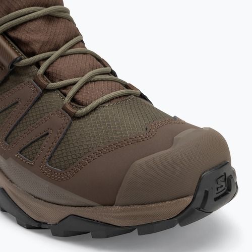 Trekkingschuhe Herren Salomon X Ultra Tracker GTX green/earth brown/sharkskin