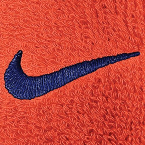 Kopfband Nike Swoosh Wristbands team orange/college navy