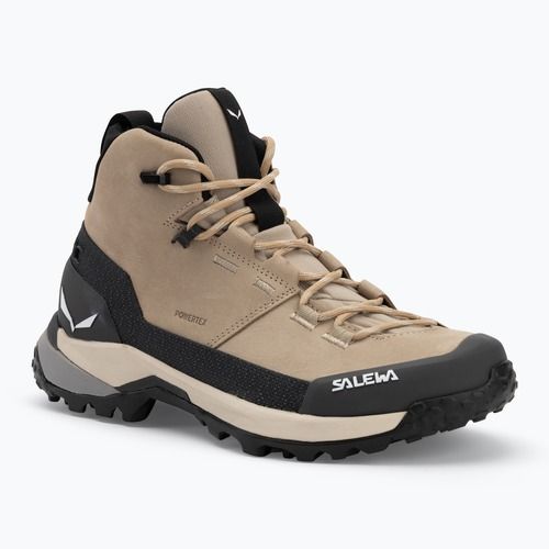 Salewa Damen-Trekkingstiefel Puez Leather Mid Ptx quicksand / onyx