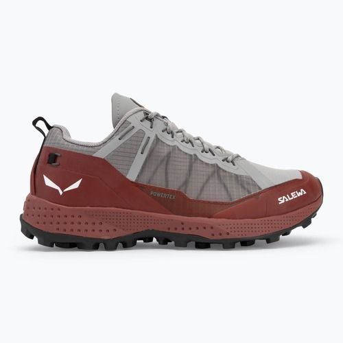 Damen-Trekking-Stiefel Salewa Pedroc PTX Legierung / syrah