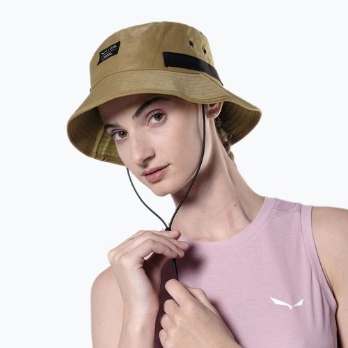 Salewa Puez Hanf Krempe goldbraun Hut