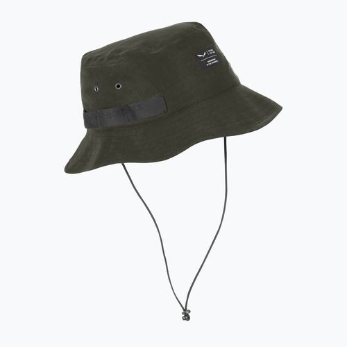 Salewa Puez Hanf Krempe Hut dunkel oliv