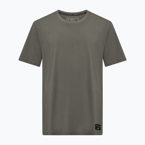 Herren Salewa Eagle Logo Patch T-shirt 5A50 verblasst grün