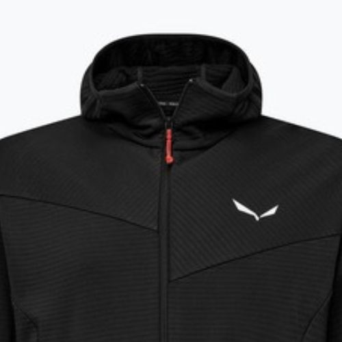 Herren-Trekking-Sweatshirt Salewa Puez Altavia PL HD schwarz out