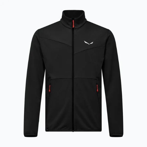 Herren-Trekking-Sweatshirt Salewa Puez Cammio PL schwarz out