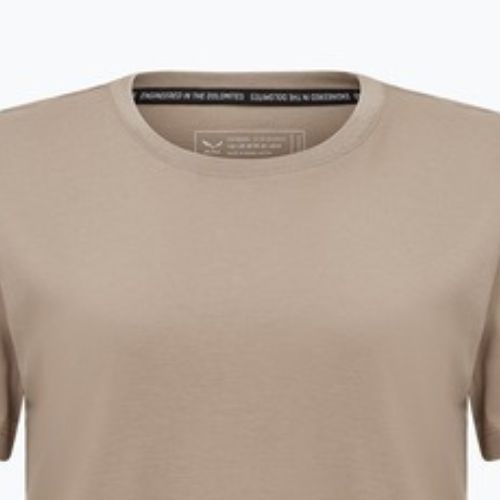 Damen Salewa Eagle Logo Patch 7180 quicksand T-Shirt