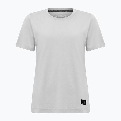 Damen-T-Shirt Salewa Eagle Logo Patch 0060 optisch weiß