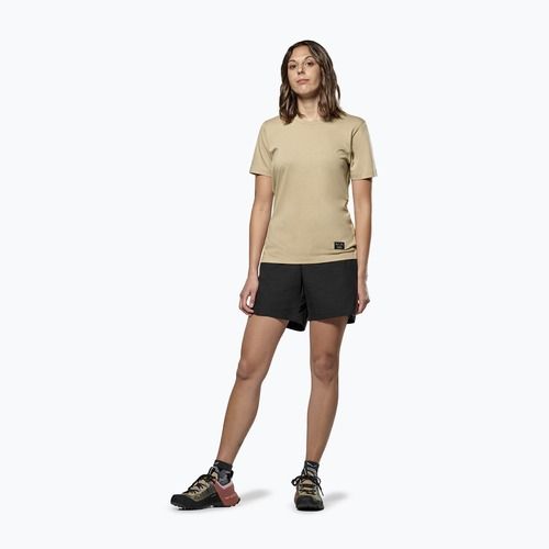 Damen Salewa Eagle Sonnenuntergang Loose Treibsand T-Shirt
