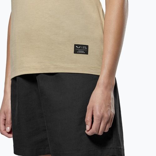 Damen Salewa Eagle Sonnenuntergang Loose Treibsand T-Shirt