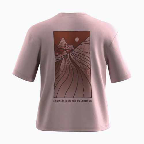 Damen Salewa Eagle Sonnenuntergang Lose T-Shirt zephyr