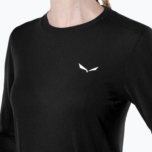 Trekking Longsleeve Damen SaLinks Puez Dry black out