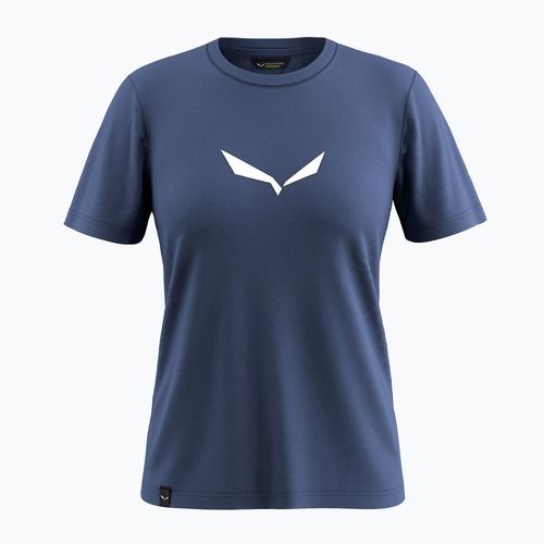 Salewa Damen Solid Dry dunkles Denim-T-Shirt