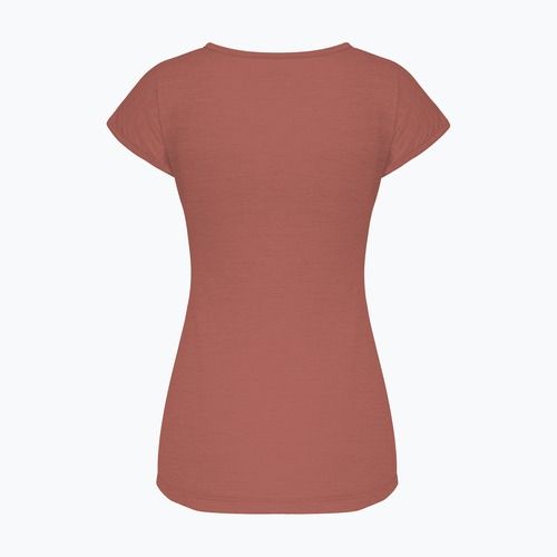 Damen-Trekking-Shirt Salewa Puez Melange Dry etruscan rot melange