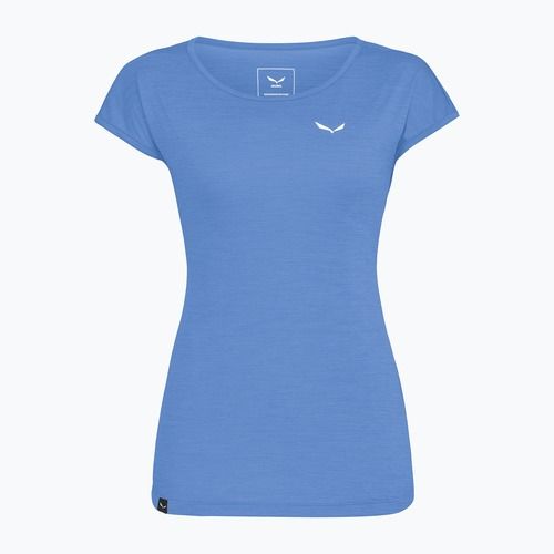 Damen-Trekking-Shirt Salewa Puez Melange Dry Morgenblau melange