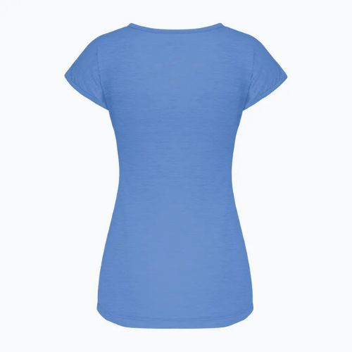 Damen-Trekking-Shirt Salewa Puez Melange Dry Morgenblau melange