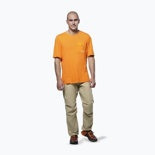 Salewa Agner Hanf/Dst Kurkuma Herren-Trekkinghemd