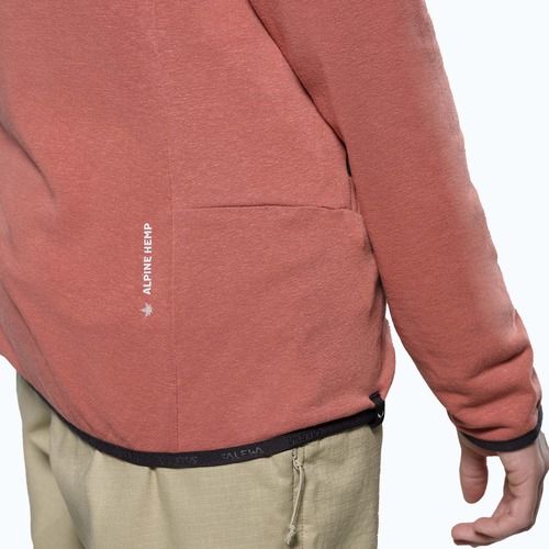 Salewa Frauen Trekking-Sweatshirt Agner Hanf 2 Hooded etruscan rot