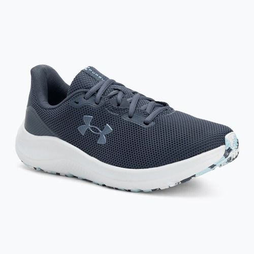 Laufschuhe Damen Under Armour Charged Pursuit 4 downpour gray/downpour gray/metallic gravel