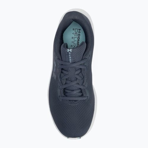 Laufschuhe Damen Under Armour Charged Pursuit 4 downpour gray/downpour gray/metallic gravel