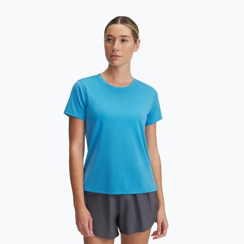 Laufshirt Damen Under Armour Launch ether blue/reflective