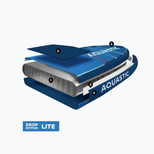 SUP-Board AQUASTIC Perth Pro 11'2" allround dunkelblau