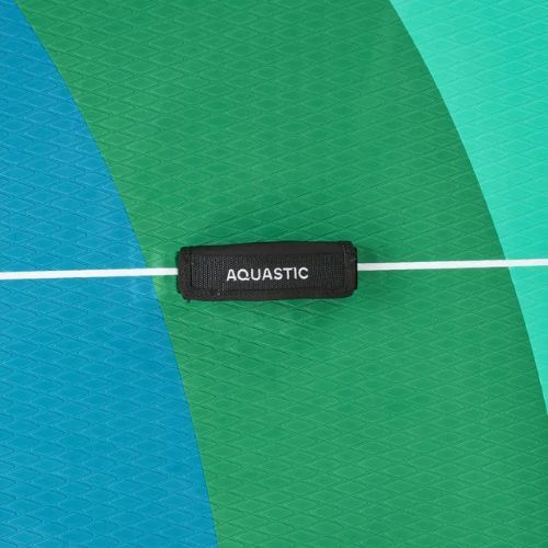 Set Paddleboard SUP aufblasbar AQUASTIC Vista 11'2" green