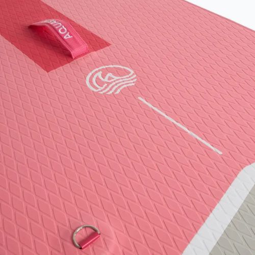 Set Paddleboard SUP aufblasbar AQUASTIC Perth 9'10" pink