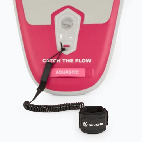 Set Paddleboard SUP aufblasbar AQUASTIC Perth 9'10" pink