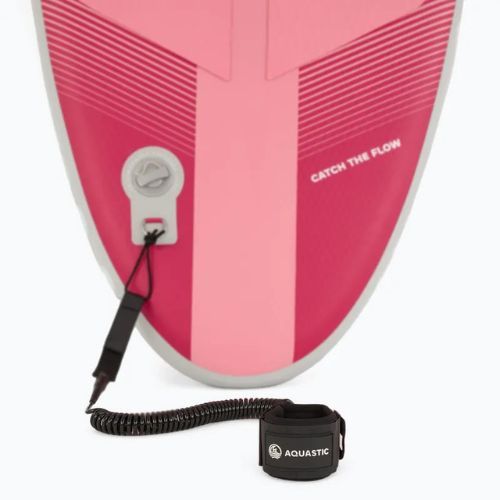 Set Paddleboard SUP aufblasbar AQUASTIC Compact 9'6" pink