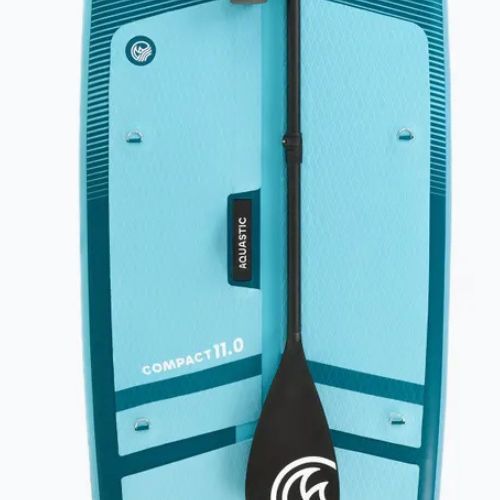 Set Board SUP aufblasbar Compact 11'0" blau