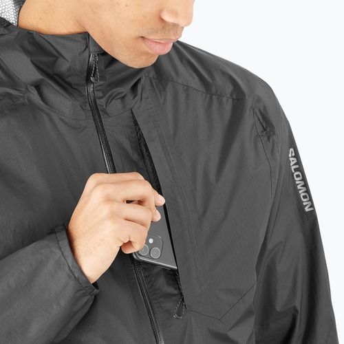 Laufjacke Herren Salomon Bonatti Waterproof deep black