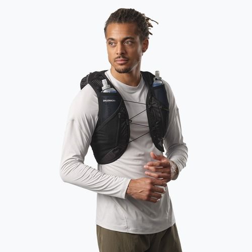 Laufweste Salomon Active Skin 12 Set black/metal