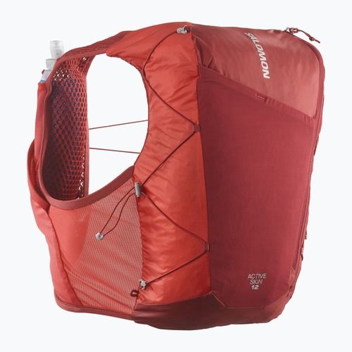 Laufweste Salomon Active Skin 12 Set red dahlia/high risk red