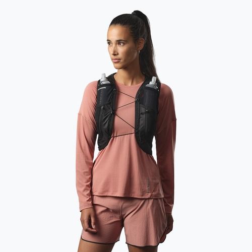 Laufweste Damen Salomon Active Skin 12 Set black/metal