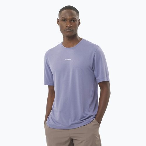 Laufshirt Herren Salomon SHAKEout Core blue granite